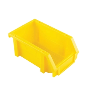 Storage Bins Plastic Yellow 100x160x74mm