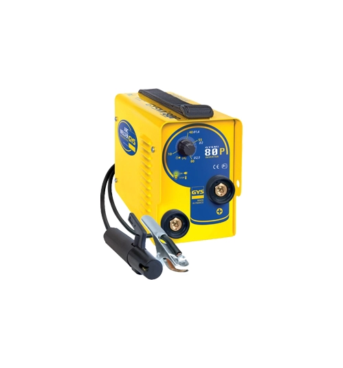 GYSMI 80P - 80A MMA/Arc and Stick Welder with Accessories - Yellow 240V (29941) 1