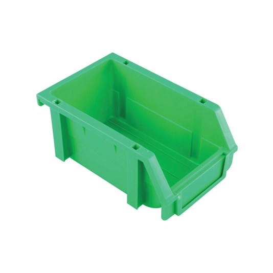 Storage Bins, Plastic, Green, 100x160x74mm 1