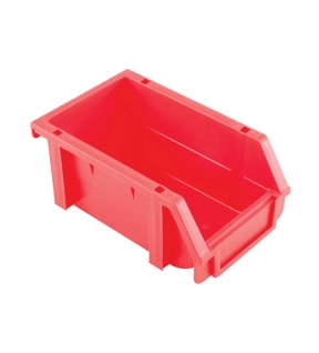 Storage Bins Plastic Red 100x160x74mm