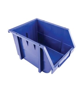Storage Bins Plastic Blue 214x285x175mm