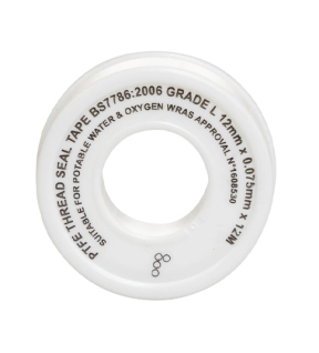 PTFE Tape Thread Sealing Tape White 12mm x 12m