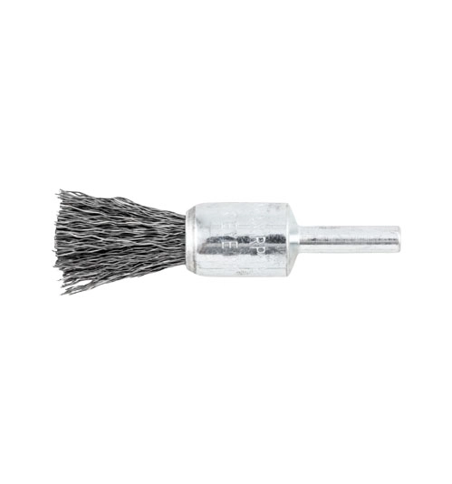 17mm Crimped Wire Flat End De-carbonising Brush - 30SWG 1