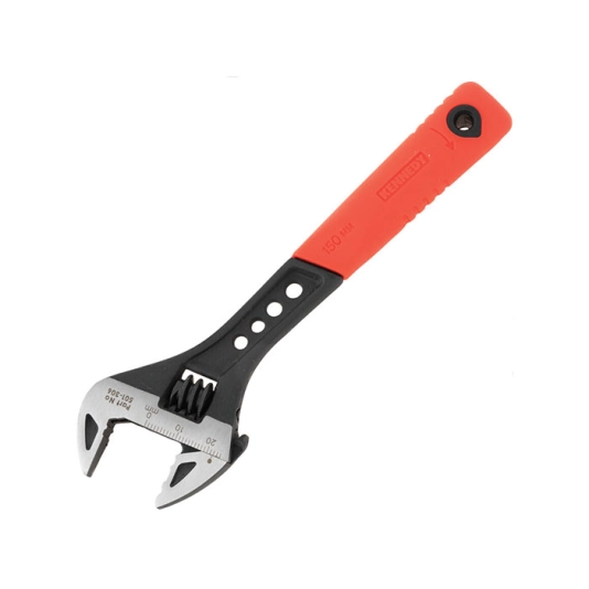 Adjustable Spanner, Steel, 6in./150mm Length, 25mm Jaw Capacity 1