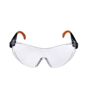 Viper Safety Glasses Clear Lens Frameless Black Frame ImpactresistantScratchresistant