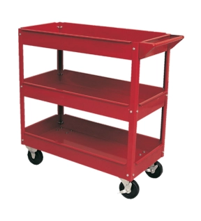 Tool Tray Trolley Steel 136kg 2 x Braked Swivel Castors2 x Swivel Castors 737mm x 383mm x 663mm