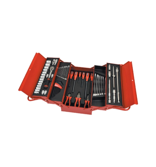 62 Piece General Purpose Tool Kit in Cantilever Tool Box 1