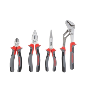 ProTorq 4 Piece Pliers Set Nonslip Comfort Grip Handles