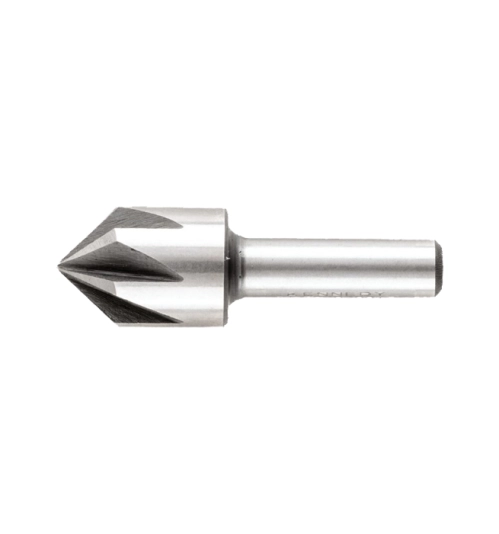 Countersink, 1/2in, Straight Shank, 6 fl, 90°, Cobalt High Speed Steel 1