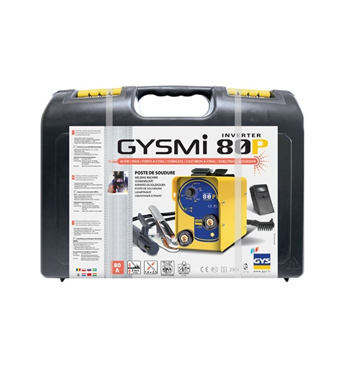 GYSMI 80P - 80A MMA/Arc and Stick Welder with Accessories - Yellow 240V (29941) 2