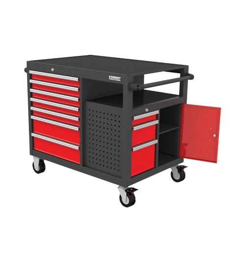 45" 10 Drawer Mobile Workstation 1