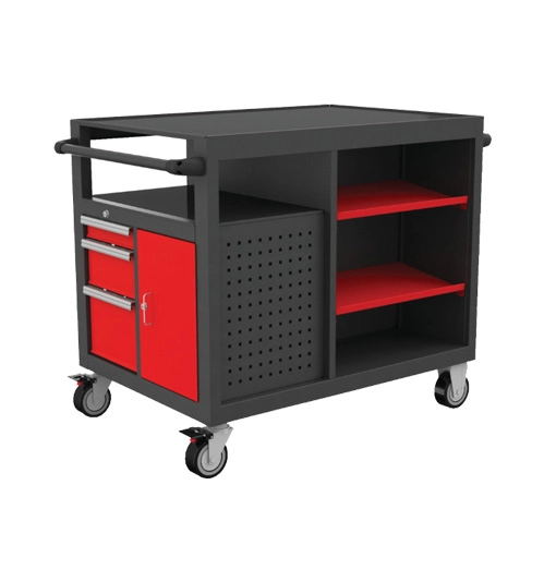 45" 10 Drawer Mobile Workstation 2