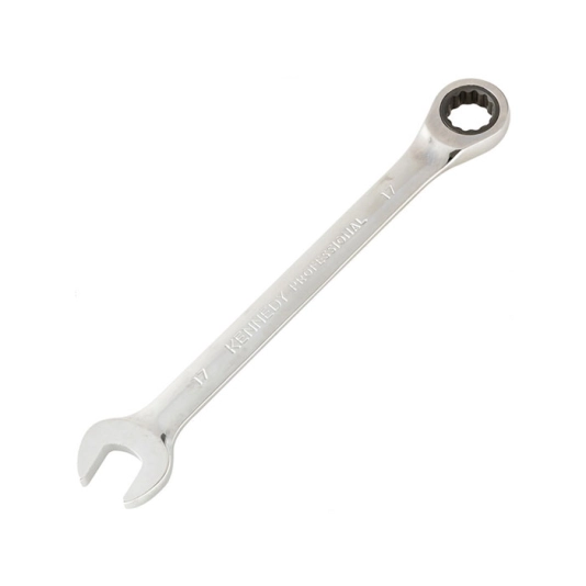 Single End, Ratcheting Combination Spanner, 27mm, Metric 1