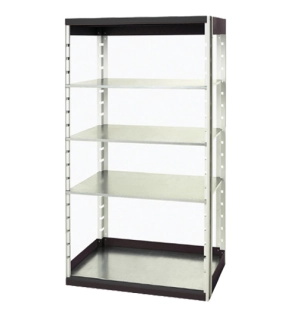 Cubio Standard Duty Shelving 4 Shelves 75kg Shelf Capacity 2000mm x 650mm x 1050mm Grey