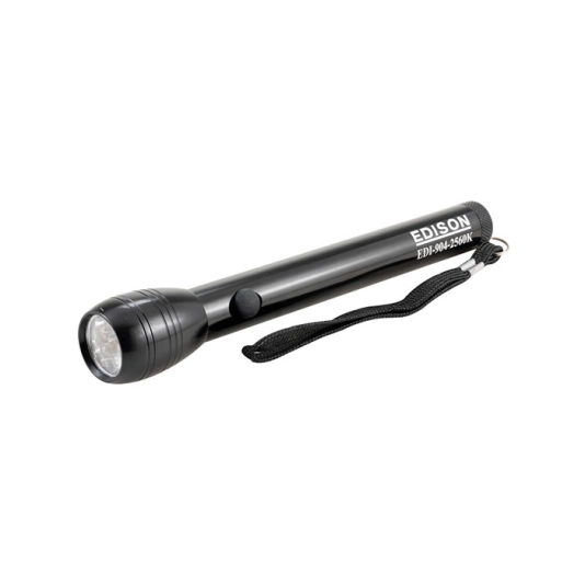 Handheld Torch, LED, Non-Rechargeable, 30lm, 30m Beam Distance, Black 1