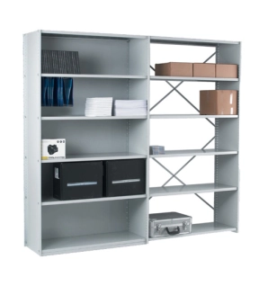 Stormor Standard Duty Shelving Extension Bay 4 Shelves 70kg Shelf Capacity 1850mm x 900mm x 370mm Grey