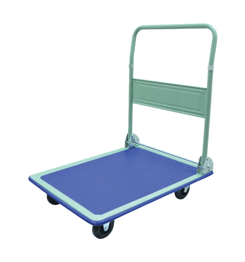 Folding Trolley, Plastic/Steel, 300kg, 2 x Swivel Castors/Fixed Castors, 610mm x 140mm x 910mm 1