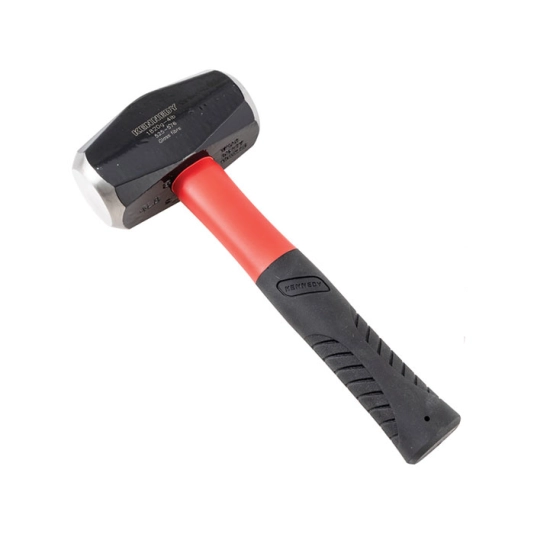 Lump Hammer, 4lb, Fibreglass Shaft, Anti-vibration 1