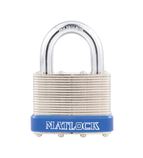 Keyed Padlock Keyed Different Steel Silver 50mm Width Weatherproof