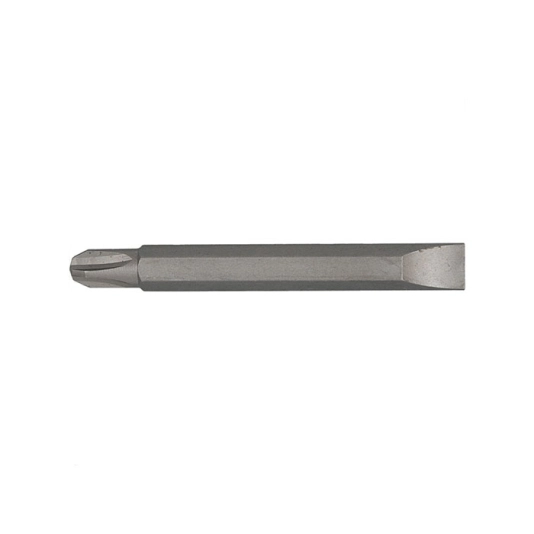 Screwdriver Bit, 5.5/No.2, Phillips/Slotted, 1/4" Hex 1