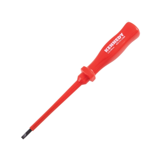 Insulated Electricians Screwdriver Slotted 4mm x 100mm 1