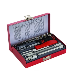 14in Socket Set Metric Set of 19