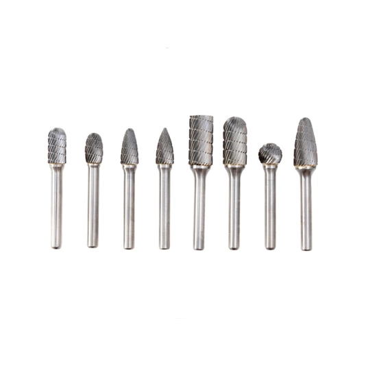 Industrial Carbide Burr Set, Cut 9, 6mm Shank Diameter 1