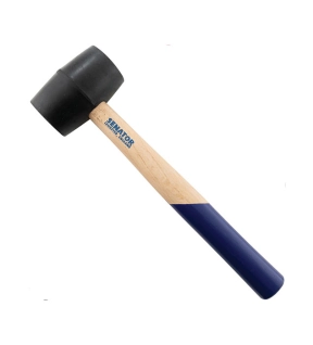 16oz Rubber Mallet Wood Shaft