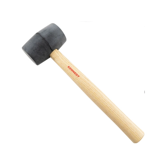 16oz Rubber Mallet, Wood Shaft 1