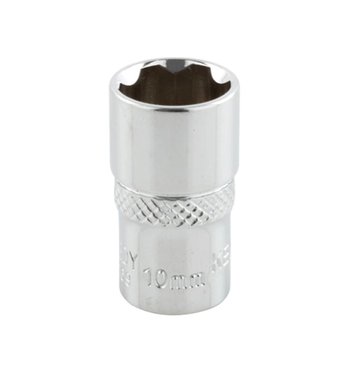 1/4in. Drive, KenGrip Socket, 10mm, Metric, 6 Point 1