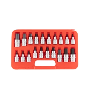 12in Socket Set ImperialMetric Set of 20