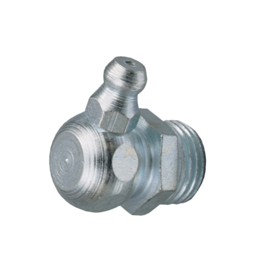 Hydraulic Nipple, 90°, 1/8" BSP(T), Steel 1