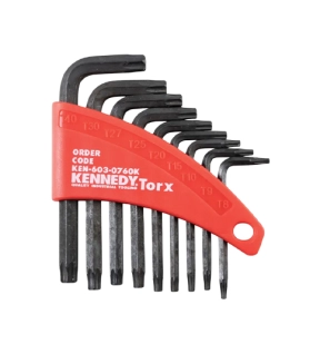 09004TS Torx Key LHandle Torx T8T40 9piece