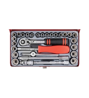 14in Socket Set ImperialMetric Set of 29