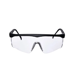 Safety Glasses Clear Lens HalfFrame Clear Frame High Temperature ResistantImpactresistantUVresistant