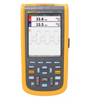 123B Industrial ScopeMeter HandHeld Oscilloscope 20 MHz