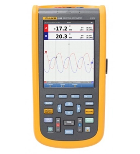 124B Industrial ScopeMeter HandHeld Oscilloscope 40 MHz