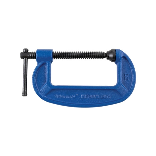 4in./100mm G-Clamp, Steel Jaw, T-Bar Handle 1