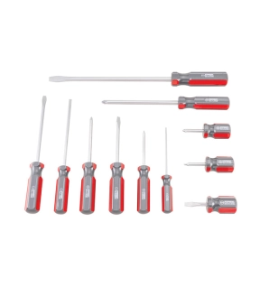 FlaredParallelPozi Screwdriver Set Set of 11