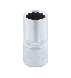 14in Drive BiHexagon Socket 8mm Metric 12 Point