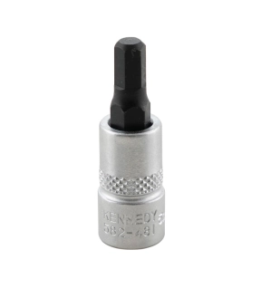 14in Drive Hexagon Bit Socket 5mm Metric 6 Point