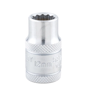 12in Drive BiHexagon Socket 12mm Metric 12 Point