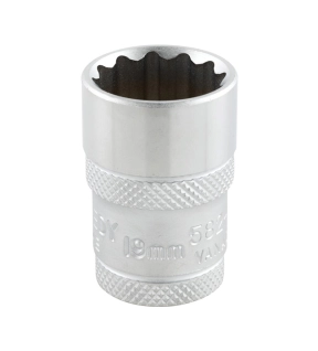 12in Drive BiHexagon Socket 19mm Metric 12 Point