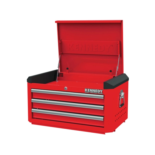 Tool Chest, Industrial Range, Red, 12 Drawers, (H) 481mm x (W) 461mm x (L) 706mm 1