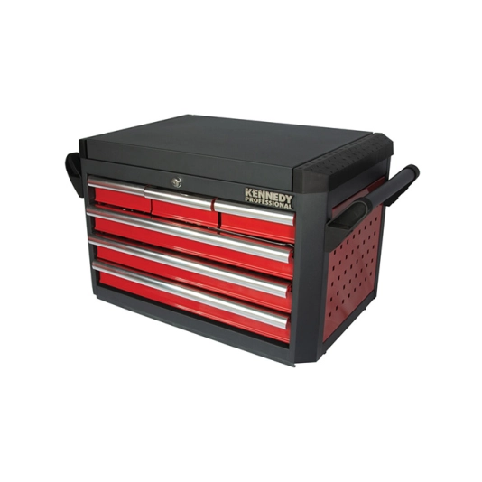 Tool Chest, Ultimate Range, Red/Black, 6 Drawers, (H) 455mm x (W) 465mm x (L) 710mm 1