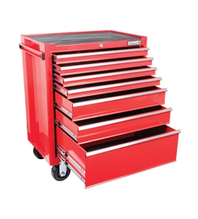 Roller Cabinet Classic Red Range 7 Drawers H 890mm x W 460mm x L 690mm
