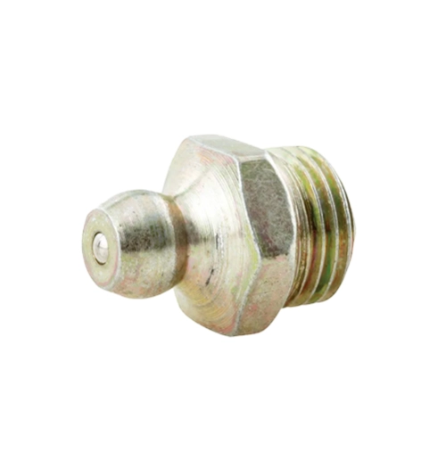Hydraulic Nipple, Straight, 1/8"x28 BSP(T), Steel 1
