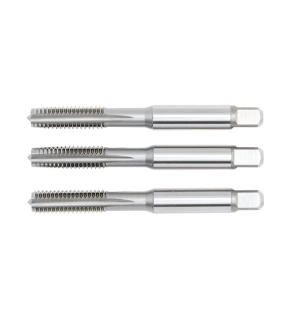 Hand Tap Set  M8 x 125 Metric Coarse High Speed Steel Bright Set of 3