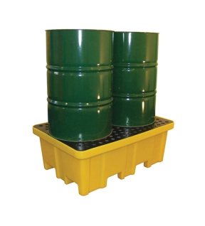 Spill Pallet for 2Drum with 4Way Entry