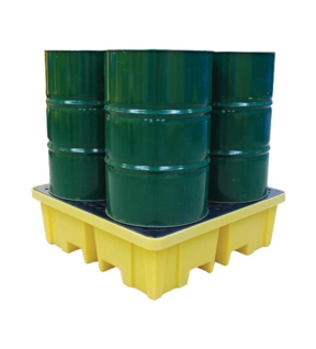 Spill Pallet for 4Drum with 4Way Entry